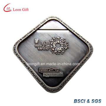 Zinc Alloy Material Embossed Logo Magnet Souvenir